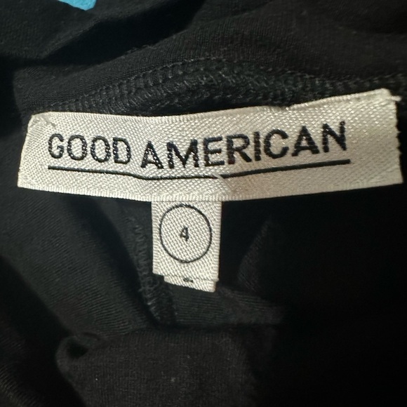 Good American Black Bodycon Mock Neck Dress - Picture 4 of 7